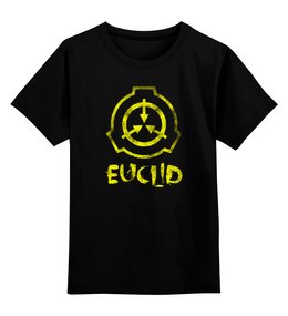 Заказать детскую футболку в Москве. Детская футболка классическая унисекс SCP, Euclid от geekbox - готовые дизайны и нанесение принтов.