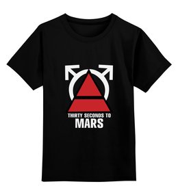 Заказать детскую футболку в Москве. Детская футболка классическая унисекс Thirty Seconds to Mars от cherdantcev - готовые дизайны и нанесение принтов.