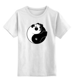 Заказать детскую футболку в Москве. Детская футболка классическая унисекс Панда (Panda) от fanart - готовые дизайны и нанесение принтов.