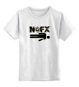Заказать детскую футболку в Москве. Детская футболка классическая унисекс Панк-группа NOFX от Pomidor - готовые дизайны и нанесение принтов.