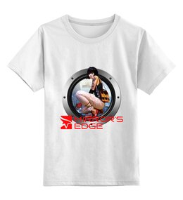 Заказать детскую футболку в Москве. Детская футболка классическая унисекс Mirrors Edge от THE_NISE  - готовые дизайны и нанесение принтов.