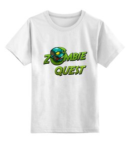 Заказать детскую футболку в Москве. Детская футболка классическая унисекс Zombie Quest от THE_NISE  - готовые дизайны и нанесение принтов.