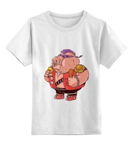 Заказать детскую футболку в Москве. Детская футболка классическая унисекс Fat Pig от priceless - готовые дизайны и нанесение принтов.