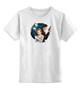 Заказать детскую футболку в Москве. Детская футболка классическая унисекс I Want To Believe от balden - готовые дизайны и нанесение принтов.