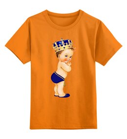 Заказать детскую футболку в Москве. Детская футболка классическая унисекс Милый малыш от T-shirt print  - готовые дизайны и нанесение принтов.