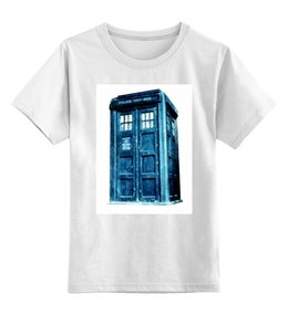 Заказать детскую футболку в Москве. Детская футболка классическая унисекс TARDIS от cherdantcev - готовые дизайны и нанесение принтов.