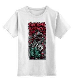 Заказать детскую футболку в Москве. Детская футболка классическая унисекс Suicidal Tendencies band от Leichenwagen - готовые дизайны и нанесение принтов.