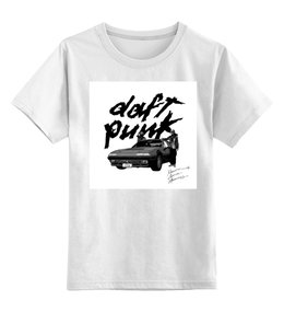 Заказать детскую футболку в Москве. Детская футболка классическая унисекс Daft Punk  от cherdantcev - готовые дизайны и нанесение принтов.