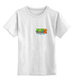 Заказать детскую футболку в Москве. Детская футболка классическая унисекс Plants vs Zombies от THE_NISE  - готовые дизайны и нанесение принтов.
