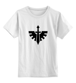 Заказать детскую футболку в Москве. Детская футболка классическая унисекс Тёмный ангел от Виктор Гришин - готовые дизайны и нанесение принтов.