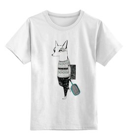 Заказать детскую футболку в Москве. Детская футболка классическая унисекс Хипстер от Blue whale - готовые дизайны и нанесение принтов.
