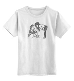 Заказать детскую футболку в Москве. Детская футболка классическая унисекс Любовь от Vinli.shop  - готовые дизайны и нанесение принтов.