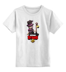 Заказать детскую футболку в Москве. Детская футболка классическая унисекс BRAWL STARS MORTIS от geekbox - готовые дизайны и нанесение принтов.