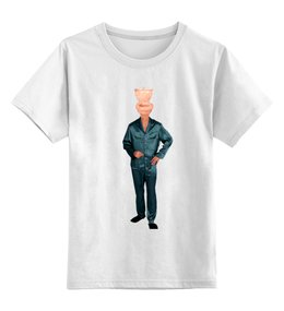Заказать детскую футболку в Москве. Детская футболка классическая унисекс Человек-унитаз от Deliriumtech - готовые дизайны и нанесение принтов.