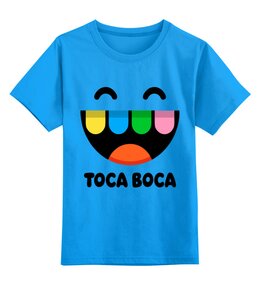Заказать детскую футболку в Москве. Детская футболка классическая унисекс Toca Boca от cherdantcev - готовые дизайны и нанесение принтов.