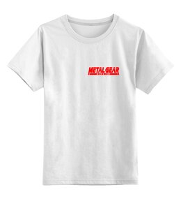 Заказать детскую футболку в Москве. Детская футболка классическая унисекс Metal Gear Solid от THE_NISE  - готовые дизайны и нанесение принтов.