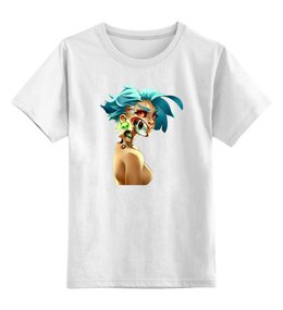 Заказать детскую футболку в Москве. Детская футболка классическая унисекс Sally Face от Дана Столыпина - готовые дизайны и нанесение принтов.