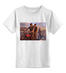Заказать детскую футболку в Москве. Детская футболка классическая унисекс Uncharted от GeekFox  - готовые дизайны и нанесение принтов.