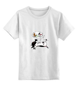 Заказать детскую футболку в Москве. Детская футболка классическая унисекс Chilly the hunter от an2 - готовые дизайны и нанесение принтов.