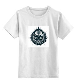 Заказать детскую футболку в Москве. Детская футболка классическая унисекс Череп от elenaoganyan@mail.ru - готовые дизайны и нанесение принтов.