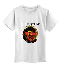 Заказать детскую футболку в Москве. Детская футболка классическая унисекс  deep sound от Vadim Koval - готовые дизайны и нанесение принтов.