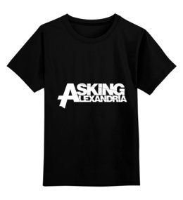 Заказать детскую футболку в Москве. Детская футболка классическая унисекс Asking Alexandria от BURNSHIRTS - готовые дизайны и нанесение принтов.