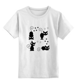 Заказать детскую футболку в Москве. Детская футболка классическая унисекс Котята от Amerikanka - готовые дизайны и нанесение принтов.