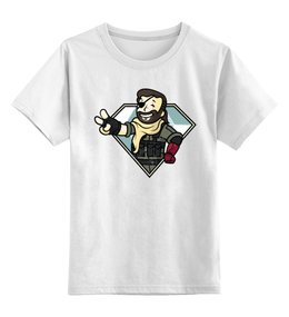 Заказать детскую футболку в Москве. Детская футболка классическая унисекс Выходец из Убежища от printik - готовые дизайны и нанесение принтов.