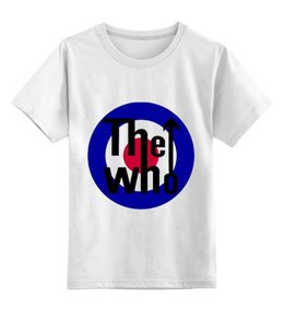 Заказать детскую футболку в Москве. Детская футболка классическая унисекс The Who от tito - готовые дизайны и нанесение принтов.