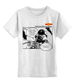 Заказать детскую футболку в Москве. Детская футболка классическая унисекс ВВС Вьетнама от Рустам Юсупов - готовые дизайны и нанесение принтов.