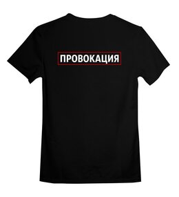 Заказать детскую футболку в Москве. Детская футболка классическая унисекс Провокация от Rebel - готовые дизайны и нанесение принтов.