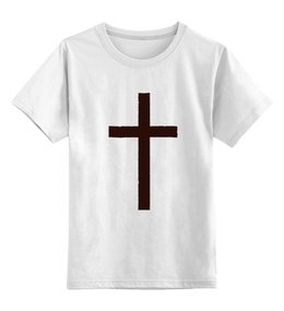 Заказать детскую футболку в Москве. Детская футболка классическая унисекс Крест от avtosave@mail.ru - готовые дизайны и нанесение принтов.