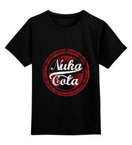 Заказать детскую футболку в Москве. Детская футболка классическая унисекс Nuka Cola от printik - готовые дизайны и нанесение принтов.