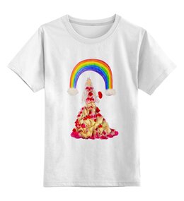Заказать детскую футболку в Москве. Детская футболка классическая унисекс Принцесса от ElenaE  - готовые дизайны и нанесение принтов.