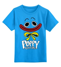 Заказать детскую футболку в Москве. Детская футболка классическая унисекс Poppy Playtime - Хагги Вагги от weeert - готовые дизайны и нанесение принтов.
