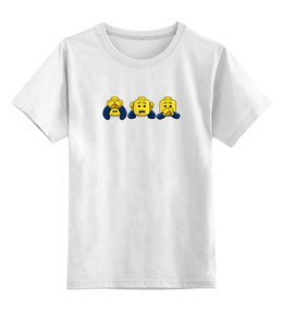 Заказать детскую футболку в Москве. Детская футболка классическая унисекс Лего (Lego) от originals - готовые дизайны и нанесение принтов.