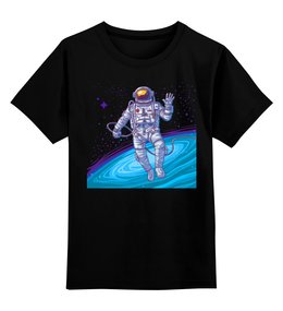 Заказать детскую футболку в Москве. Детская футболка классическая унисекс Astronaut от balden - готовые дизайны и нанесение принтов.