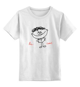 Заказать детскую футболку в Москве. Детская футболка классическая унисекс мальчик от Karina Radomskaya - готовые дизайны и нанесение принтов.