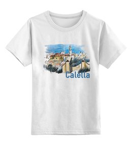 Заказать детскую футболку в Москве. Детская футболка классическая унисекс Calella от mspnru - готовые дизайны и нанесение принтов.