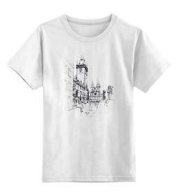 Заказать детскую футболку в Москве. Детская футболка классическая унисекс Прага от multikot - готовые дизайны и нанесение принтов.
