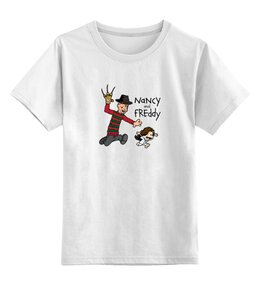 Заказать детскую футболку в Москве. Детская футболка классическая унисекс Nancy and Freddy от ПРИНТЫ ПЕЧАТЬ  - готовые дизайны и нанесение принтов.