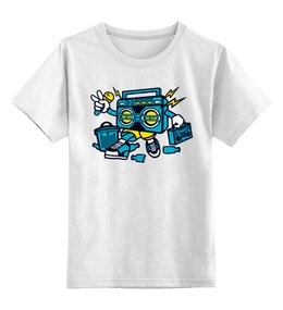 Заказать детскую футболку в Москве. Детская футболка классическая унисекс ☮ Boombox ☮ от balden - готовые дизайны и нанесение принтов.