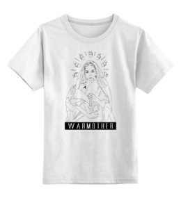 Заказать детскую футболку в Москве. Детская футболка классическая унисекс WARMOTHER от edzieff - готовые дизайны и нанесение принтов.