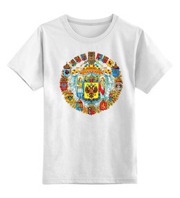 Заказать детскую футболку в Москве. Детская футболка классическая унисекс Герб                         от Savara - готовые дизайны и нанесение принтов.