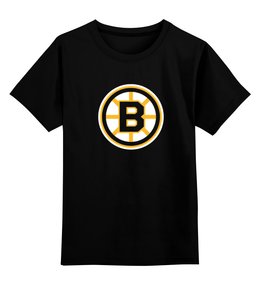 Заказать детскую футболку в Москве. Детская футболка классическая унисекс Boston Bruins / NHL USA от KinoArt - готовые дизайны и нанесение принтов.