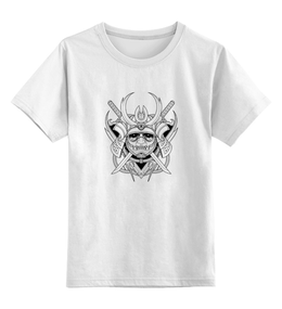 Заказать детскую футболку в Москве. Детская футболка классическая унисекс Самурай 4 от Виктор Гришин - готовые дизайны и нанесение принтов.
