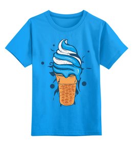 Заказать детскую футболку в Москве. Детская футболка классическая унисекс Мороженое от Romanova - готовые дизайны и нанесение принтов.