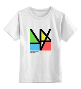 Заказать детскую футболку в Москве. Детская футболка классическая унисекс New Order ‎/ Music Complete от OEX design - готовые дизайны и нанесение принтов.