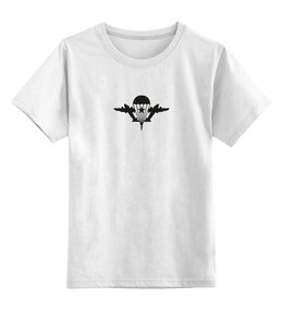 Заказать детскую футболку в Москве. Детская футболка классическая унисекс ЗА ВДВ..! от Пересвет - готовые дизайны и нанесение принтов.
