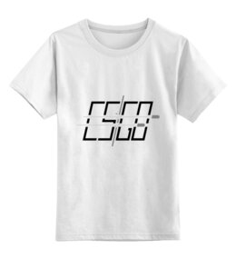 Заказать детскую футболку в Москве. Детская футболка классическая унисекс CS GO 2 от bd-art  - готовые дизайны и нанесение принтов.